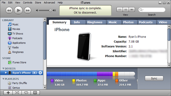 Clicked-serial-number